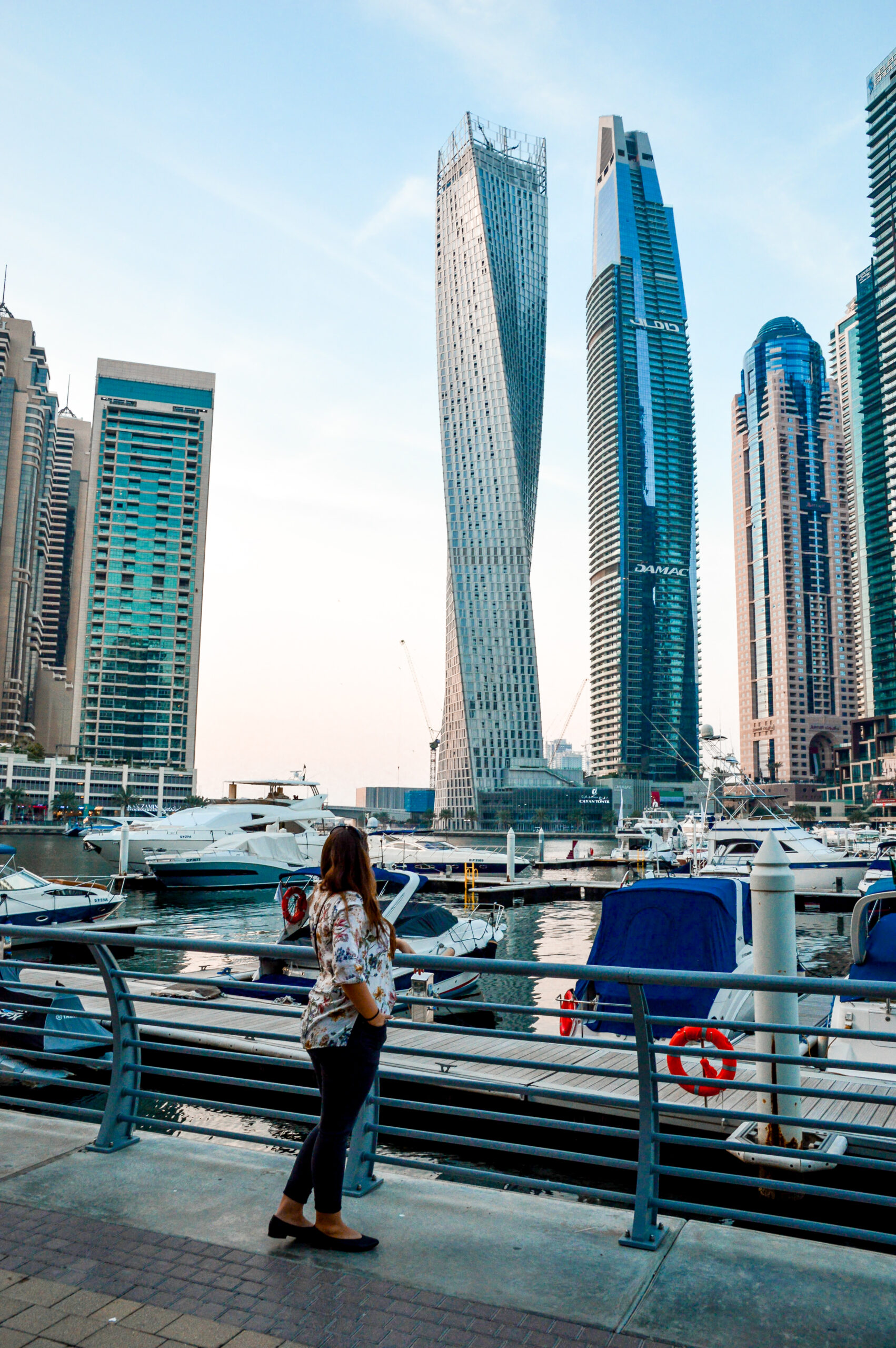 Widok  na Dubai Marina